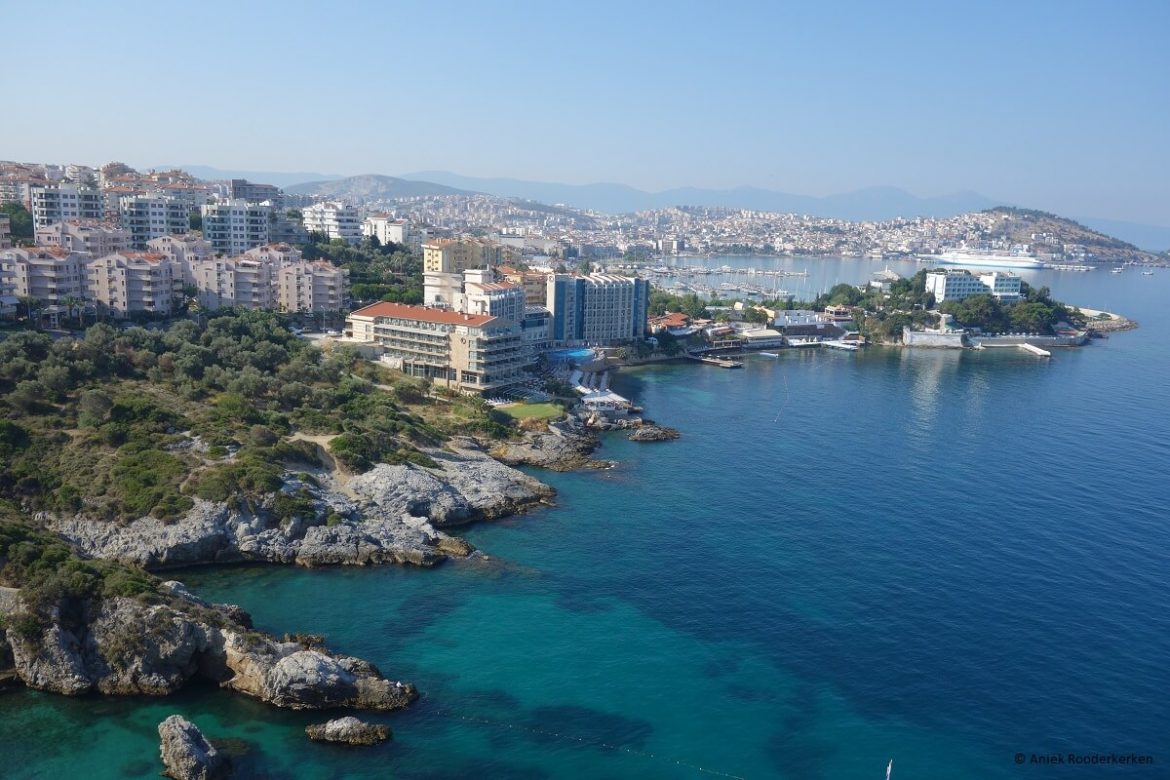 View of Kusadasi from the KoruMar Hotel De Luxe