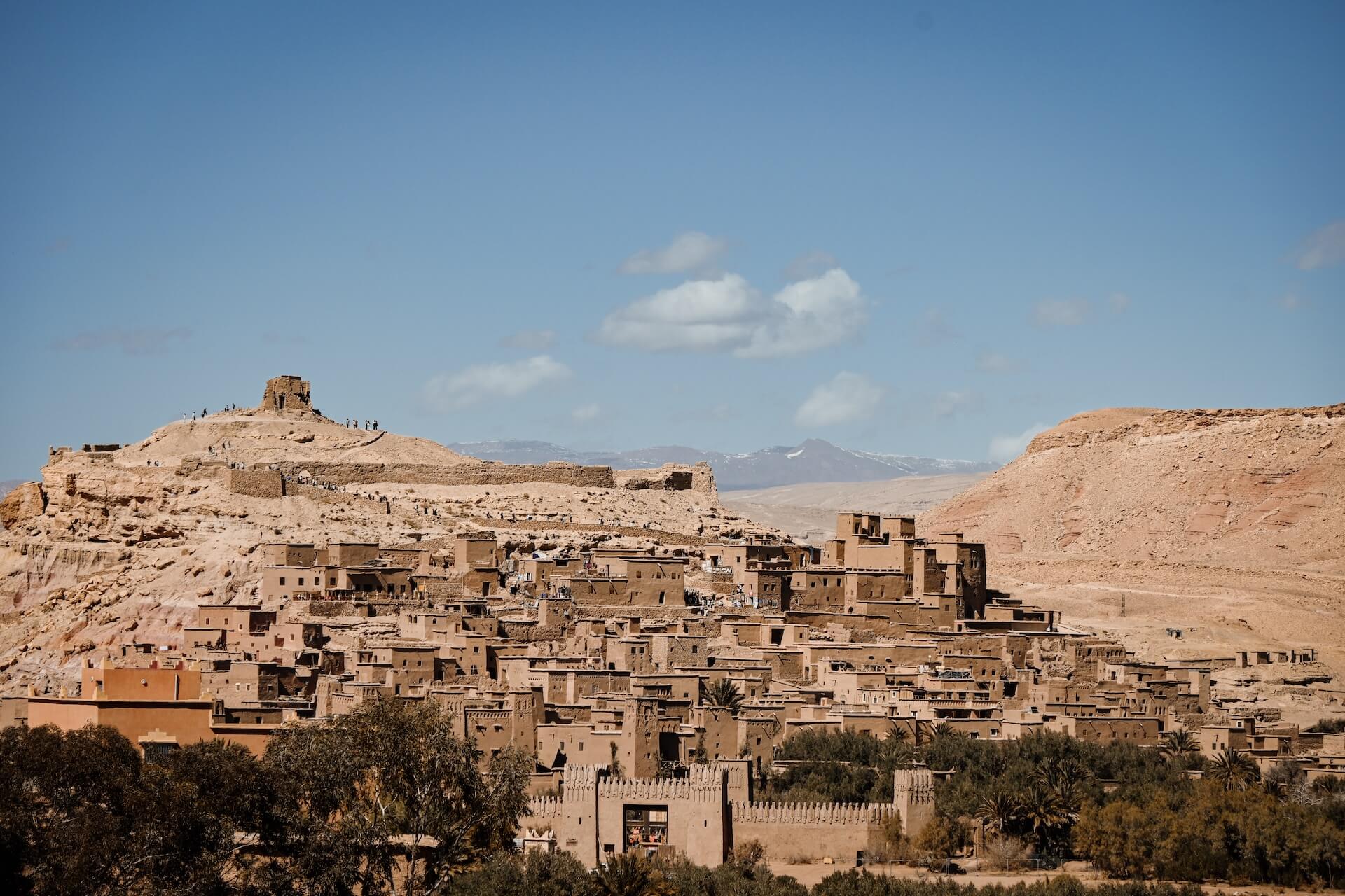De ksar van Aït-Ben-Haddou in Marokko
